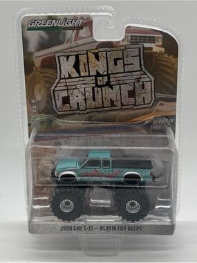 Greenlight Kings of Crunch 1990 GMC S-15 - Playin For Keeps 1:64 Series 14